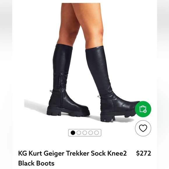 Kurt Geiger Shoes - KG Kurt Geiger Trekker Sock Knee2 Black Boots
